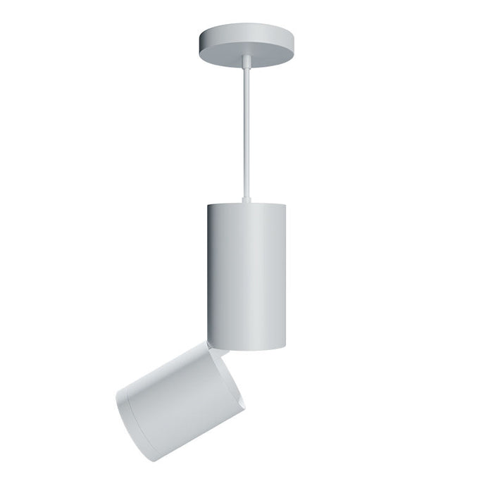 Westgate Manufacturing 4 Inch Cylinder Tilt Head Wattage/CCT Selectable 12W/16W/20W 3000K/4000K/5000K Frost And Clear Lens Dual Dim White (CMC4-ADJ-MCTP-DD-WH)