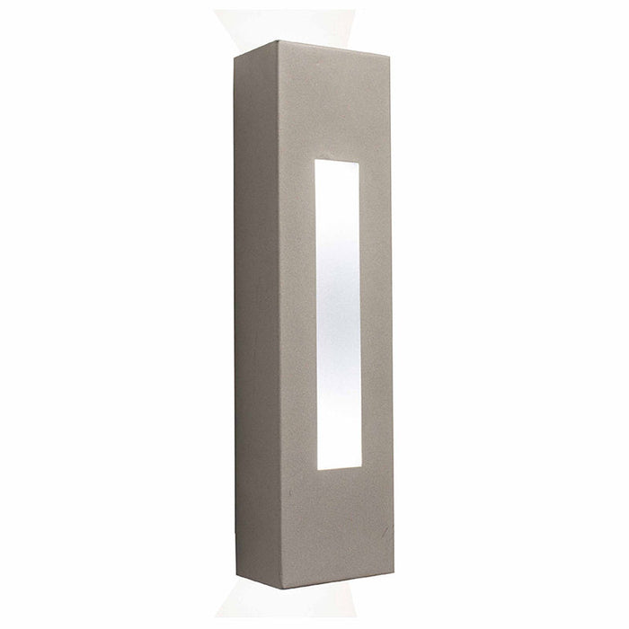 Westgate Manufacturing LED Wall Sconce Wattage Selectable 5W/10W/15W/20W 4000K 120-277V 0-10V Dimming 90 CRI Silver (CRE-MP-02-40K-SIL)