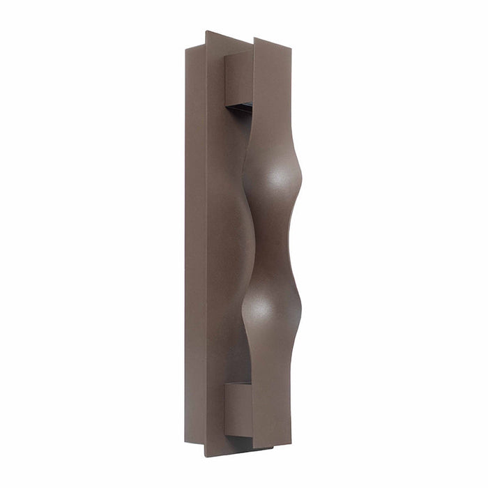 Westgate Manufacturing LED Wall Sconce Crush Wattage Selectable 5W/10W/15W/20W 5000K 120-277V 0-10V Dimming 90 CRI Bronze (CRE-MP-08-50K-BR)