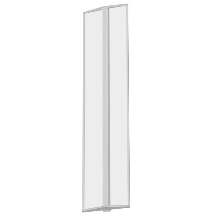 Westgate Manufacturing 48 Inch Commercial Wall Sconce Clear Panel Wattage/CCT Selectable 20W/30W/40W 3000K/3500K/4000K 110-277V 0-10V Dimming (CWS-48-MCTP)