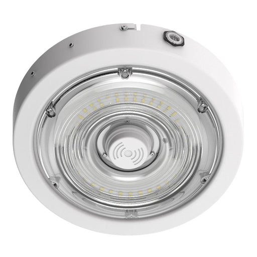 Westgate Manufacturing Builder Series Indoor Round Canopy Light Wattage/CCT Selectable 30W/40W/50W 3000K/4000K/5000K Sensor Ready White (CXER-30-50W-MCTP-SR-WH)