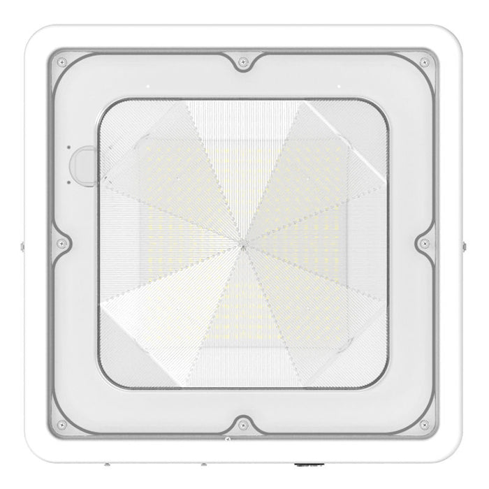 Westgate Manufacturing Builder Series Indoor Square Canopy Light Wattage/CCT Selectable 40W/60W/80W 3000K/4000K/5000K White (CXES-40-80W-MCTP-WH)