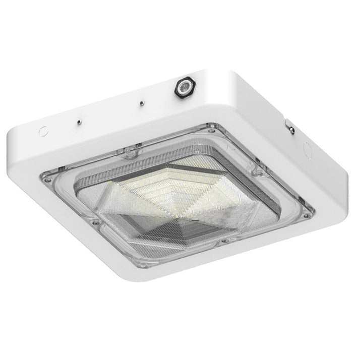 Westgate Manufacturing Builder Series Indoor Square Canopy Light Wattage/CCT Selectable 30W/45W/60W 3000K/4000K/5000K White (CXES-30-60W-MCTP-WH)