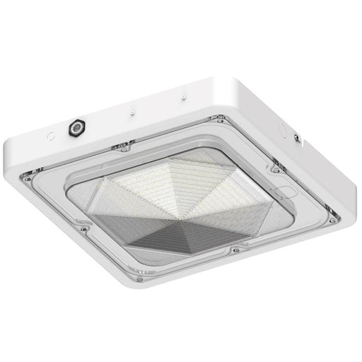 Westgate Manufacturing Builder Series Indoor Square Canopy Light Wattage/CCT Selectable 40W/60W/80W 3000K/4000K/5000K White (CXES-40-80W-MCTP-WH)