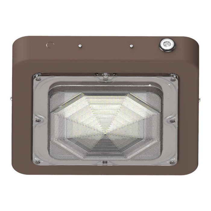 Westgate Manufacturing Builder Series Indoor Square Canopy Light Wattage/CCT Selectable 30W/45W/60W 3000K/4000K/5000K Bronze (CXES-30-60W-MCTP)