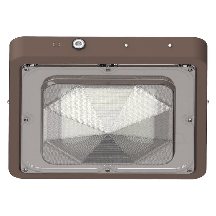 Westgate Manufacturing Builder Series Indoor Square Canopy Light Wattage/CCT Selectable 40W/60W/80W 3000K/4000K/5000K Bronze (CXES-40-80W-MCTP)