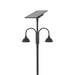 Westgate Manufacturing Solar Decorative Area Bell Model A 16 Inch 50W Type 3 CCT Selectable 3000K/4000K/5000K 70 CRI Black (DAB-SOL-A16-50W-MCT)