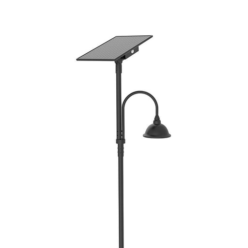 Westgate Manufacturing Solar Decorative Area Bell Model A 16 Inch 50W Type 3 CCT Selectable 3000K/4000K/5000K 70 CRI Black (DAB-SOL-A16-50W-MCT)