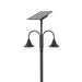 Westgate Manufacturing Solar Decorative Area Bell Model B 20 Inch 50W Type 3 CCT Selectable 3000K/4000K/5000K 70 CRI Black (DAB-SOL-B20-50W-MCT)