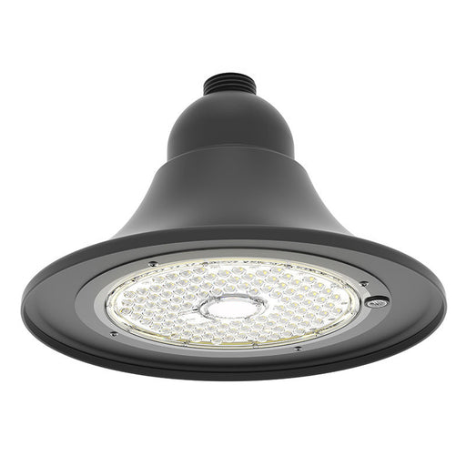 Westgate Manufacturing Solar Decorative Area Bell Model B 20 Inch 50W Type 3 CCT Selectable 3000K/4000K/5000K 70 CRI Black (DAB-SOL-B20-50W-MCT)