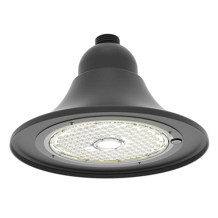 Westgate Manufacturing Solar Decorative Area Bell Model B 20 Inch 50W Type 3 CCT Selectable 3000K/4000K/5000K 70 CRI Black (DAB-SOL-B20-50W-MCT)