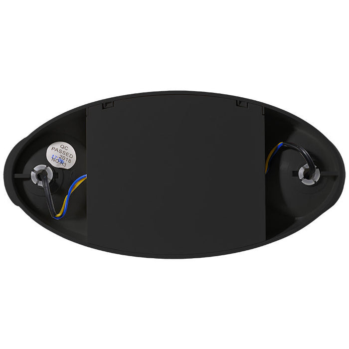 Westgate Manufacturing LED 2-Head Mini Oval Emergency Backup Light 120-277V 1W X 2 Black (EL-M2-BK)