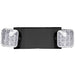 Westgate Manufacturing SPEC Series Large LED Emergency Backup Lights With Higher Output 1.2W X 2 Dual-Head 120-277V Black (EL-1L-BK)