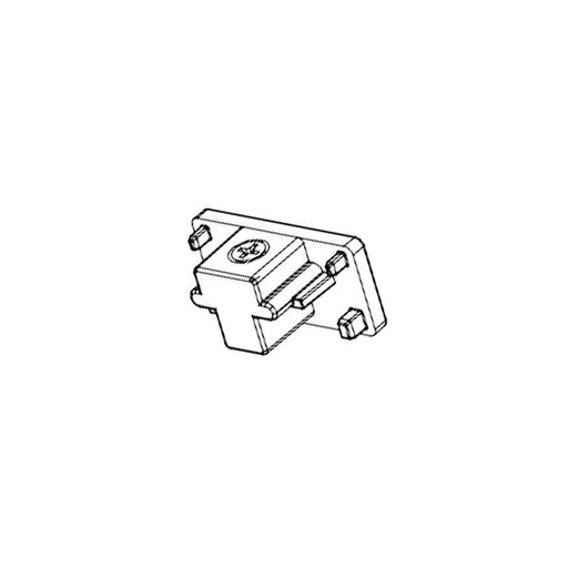 Westgate Manufacturing 3-Wire Track End Cap White (TR-EC-WH)