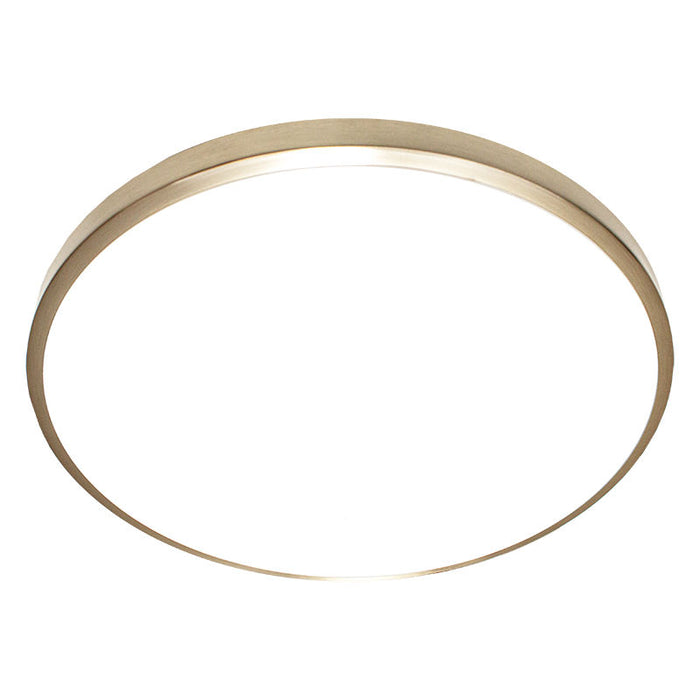 Westgate Manufacturing 15 Inch Gold Single-Ring Flush-Mount 24W CCT Selectable 2700K/3000K/3500K/4000K/5000K 1800Lm 120V (FSL-15-MCT5-GD)