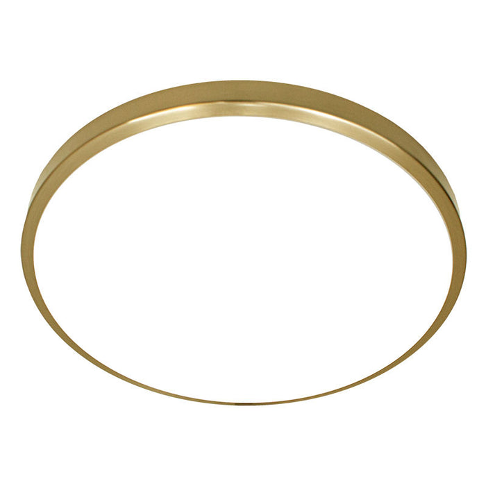 Westgate Manufacturing 11 Inch Gold Single-Ring Flush-Mount 16W CCT Selectable 2700K/3000K/3500K/4000K/5000K 1200Lm 120V (FSL-11-MCT5-GD)