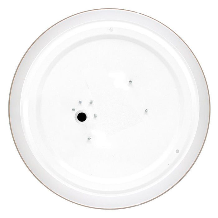 Westgate Manufacturing 15 Inch Gold Single-Ring Flush-Mount 24W CCT Selectable 2700K/3000K/3500K/4000K/5000K 1800Lm 120V (FSL-15-MCT5-GD)