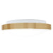 Westgate Manufacturing 13 Inch Gold Single-Ring Flush-Mount 20W CCT Selectable 2700K/3000K/3500K/4000K/5000K 1500Lm 120V (FSL-13-MCT5-GD)