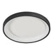 Westgate Manufacturing 15 Inch Round Ceiling Light 20W CCT Selectable 2700K/3000K/3500K/4000K/5000K 120V Dimmable Black (FMHR-15-MCT5-BK)