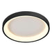 Westgate Manufacturing 15 Inch Round Ceiling Light 20W CCT Selectable 2700K/3000K/3500K/4000K/5000K 120V Dimmable Black (FMHR-15-MCT5-BK)