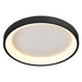 Westgate Manufacturing 19 Inch Round Ceiling Light 30W CCT Selectable 2700K/3000K/3500K/4000K/5000K 120V Dimmable Black (FMHR-19-MCT5-BK)