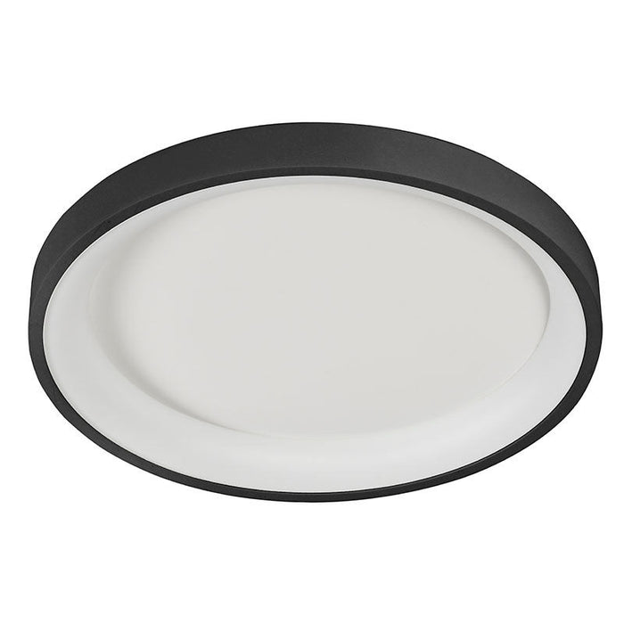 Westgate Manufacturing 19 Inch Round Ceiling Light 30W CCT Selectable 2700K/3000K/3500K/4000K/5000K 120V Dimmable White (FMHR-19-MCT5-WH)
