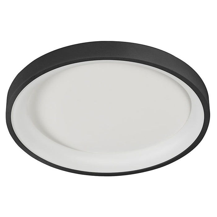 Westgate Manufacturing 23 Inch Round Ceiling Light 30W CCT Selectable 2700K/3000K/3500K/4000K/5000K 120V Dimmable Black (FMHR-23-MCT5-BK)