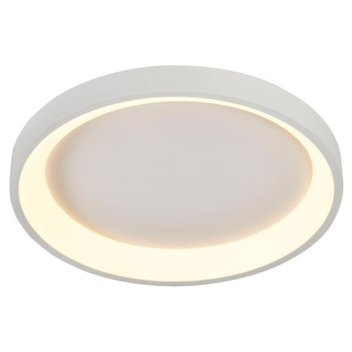 Westgate Manufacturing 23 Inch Round Ceiling Light 30W CCT Selectable 2700K/3000K/3500K/4000K/5000K 120V Dimmable White (FMHR-23-MCT5-WH)