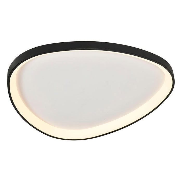 Westgate Manufacturing 24.5 Inch Free-Form Ceiling Light 40W CCT Selectable 2700K/3000K/3500K/4000K/5000K 120V Dimmable Black (FMHT-24-MCT5-BK)