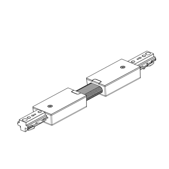 Westgate Manufacturing 3-Wire Track Flex Connector White (TR-FLEXC-WH)