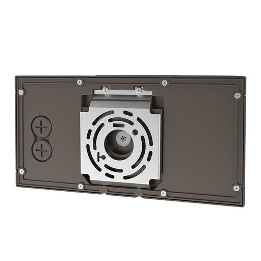 Westgate Manufacturing Half-Cylinder LED Wall Pack Wattage/CCT Selectable 48W/64W/80W 3000K/4000K/5000K 80 CRI 0-10V Type 3 With Photocell Bronze (WHCX-48-80W-MCTP)