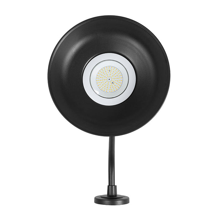 Westgate Manufacturing 14 Inch 40W Gooseneck Barn Light CCT Selectable 3000K/4000K/5000K 120-277V 0-10V Dimming Photocell Black (GNB-40W-MCT-BK-P)