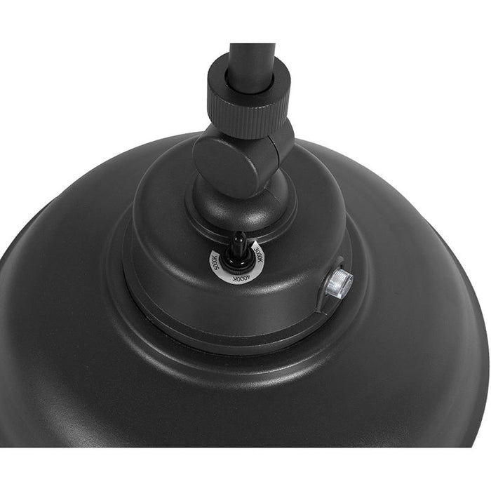 Westgate Manufacturing 14 Inch 40W Gooseneck Barn Light CCT Selectable 3000K/4000K/5000K 120-277V 0-10V Dimming Photocell Black (GNB-40W-MCT-BK-P)