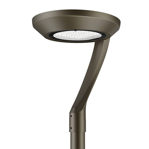 Westgate Manufacturing Post-Top Disk Solar Flood Single Arm 10W 1700Lm CCT Selectable 3000K/4000K/5000K Type V (GPX-10W-SOLAR-A1)