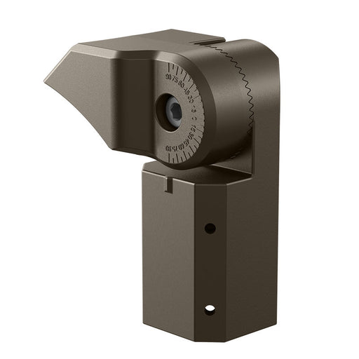 Westgate Manufacturing Post-Top Disk Solar Flood Slip Fitter 10W 1700Lm CCT Selectable 3000K/4000K/5000K Type V (GPX-10W-SOLAR-SF)