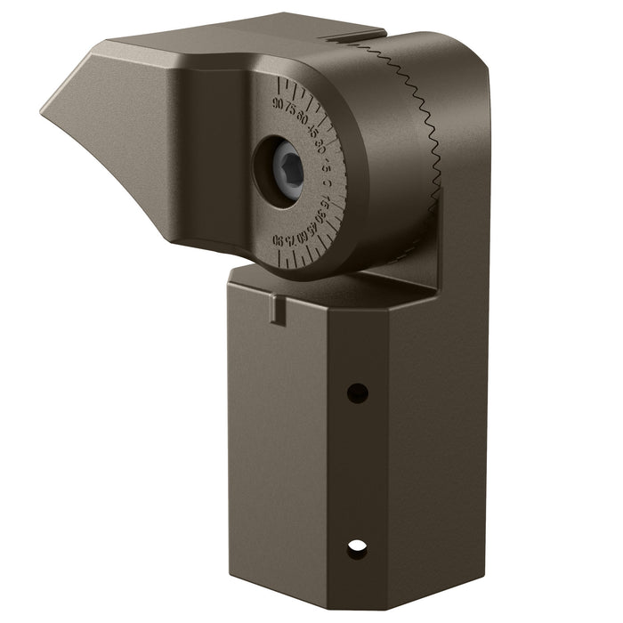 Westgate Manufacturing SPEC Series Post Disk Light Wattage/CCT Selectable 22W/37W/56W/75W 4000K/5000K 120-277V Bronze Slip Fitter (GPX-22-75W-MCTP-SF)