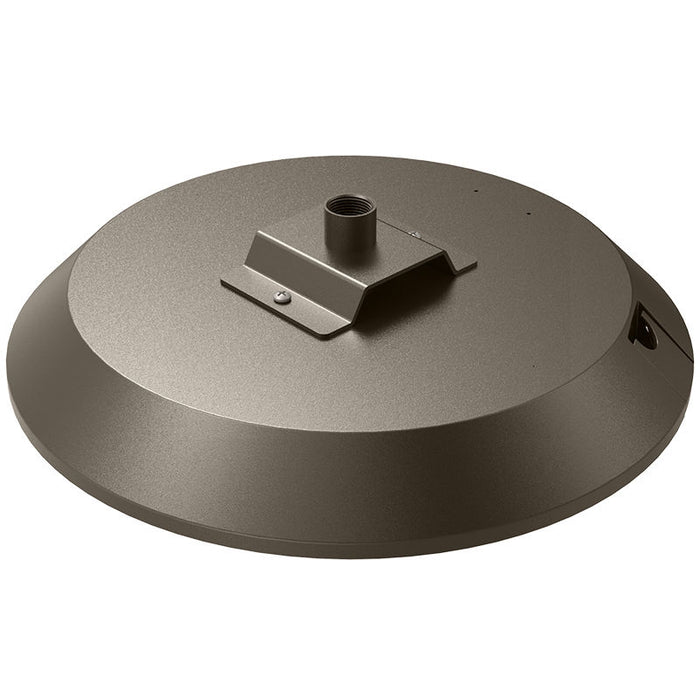 Westgate Manufacturing SPEC Series Post Disk Light Wattage/CCT Selectable 22W/37W/56W/75W 4000K/5000K 120-277V Bronze Pipe Mount Hub (GPX-22-75W-MCTP-PM75)