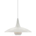 Westgate Manufacturing 12 Inch Modern Designer LED Pendant 12W 600Lm CCT Selectable 2700K/3000K/3500K/400K/5000K White (LCFI-MCT5-WH)