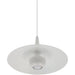 Westgate Manufacturing 12 Inch Modern Designer LED Pendant 12W 600Lm CCT Selectable 2700K/3000K/3500K/400K/5000K White (LCFI-MCT5-WH)