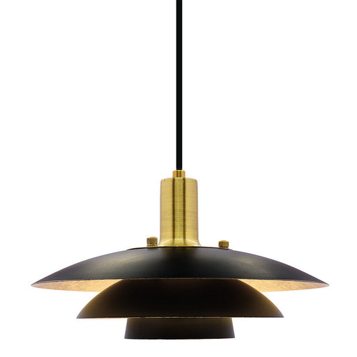 Westgate Manufacturing Decorative Pendant 3-Level 6 Inch Pendant CCT Selectable 2700K/3000K/3500K/4000K/5000K Black/Gold (LCFL-MCT5-BG)
