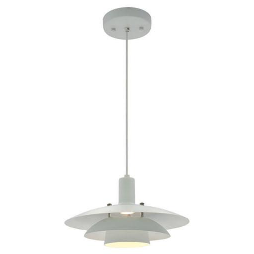 Westgate Manufacturing Decorative Pendant 3-Level 6 Inch Pendant CCT Selectable 2700K/3000K/3500K/4000K/5000K 12 Inch White (LCFL-MCT5-WH)