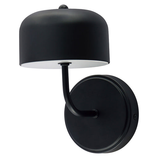 Westgate Manufacturing Pan Design 5 Inch Wall Sconce 10W CCT Selectable 2700K/3000K/3500K/4000K/5000K 90 CRI Dimmable Black (LCFP-WS-BK)