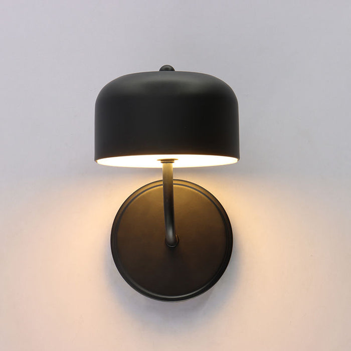 Westgate Manufacturing Pan Design 5 Inch Wall Sconce 10W CCT Selectable 2700K/3000K/3500K/4000K/5000K 90 CRI Dimmable Black (LCFP-WS-BK)