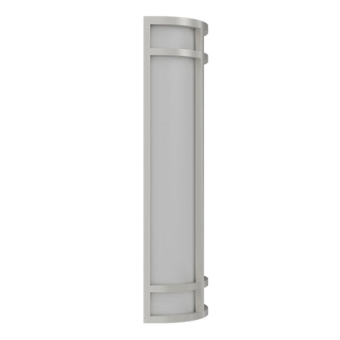 Westgate Manufacturing 40 Inch X 14 Inch Outdoor Sconce Wattage/CCT Selectable 40W/60W/80W 3000K/4000K/5000K 120-277V Triac Or 1-10V Dimming Silver (LDSB-40-MCTP-DD-SIL)