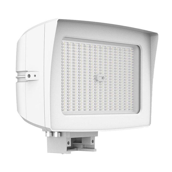 Westgate Manufacturing Flood Wattage/CCT Selectable 75W/100W/150W 3000K/4000K/5000K Digital Beam Angle No Mounting Photocell White (LF4MAX-LG-75-150W-MCTPB-P-WH)