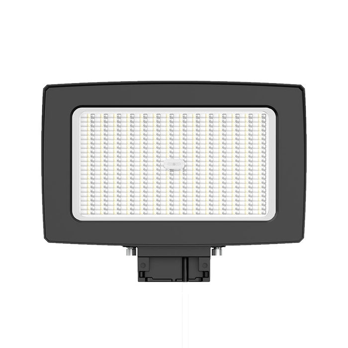 Westgate Manufacturing Flood Wattage/CCT Selectable 75W/100W/150W 3000K/4000K/5000K Digital Beam Angle No Mounting Photocell Black (LF4MAX-LG-75-150W-MCTPB-P-BK)