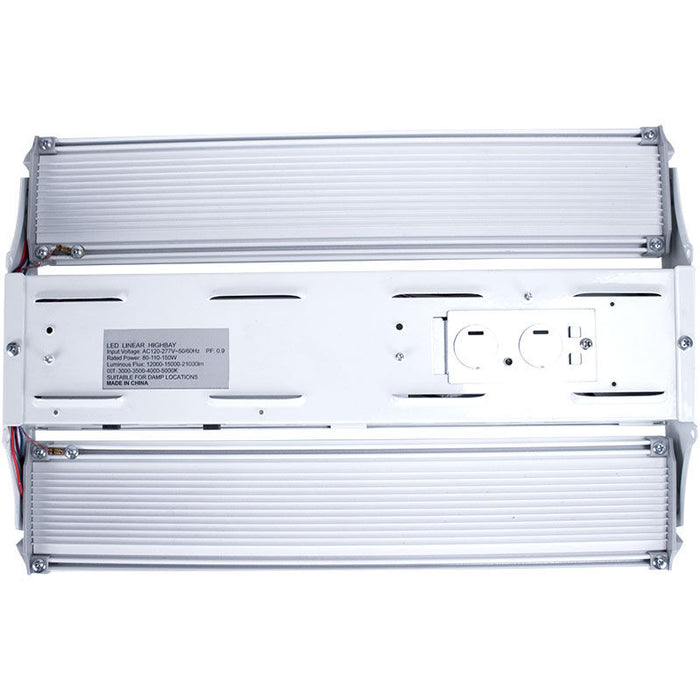 Westgate Manufacturing Compact Linear High Bay Wattage/CCT Selectable 165W/190W/220W 3000K/3500K/4000K/5000K 80 CRI 0-10V Sensor Ready White (LLHC-165-220W-MCTP-SR)