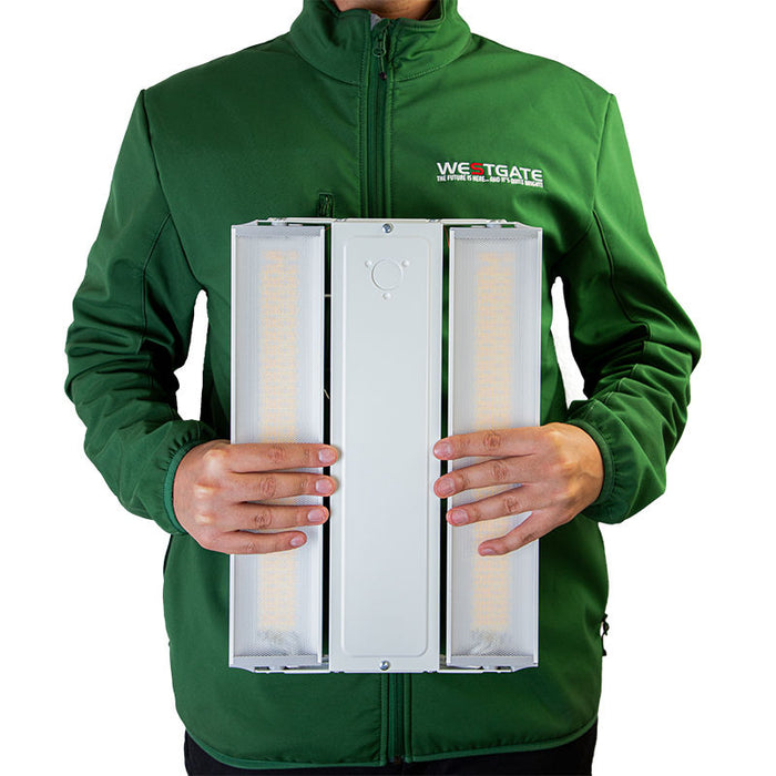 Westgate Manufacturing Compact LED Linear High Bay Wattage/CCT Selectable 80W/110W/150W 3000K/3500K/4000K/5000K 80 CRI 0-10V Sensor Ready White (LLHC-80-150W-MCTP-SR)