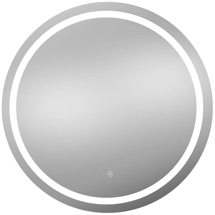Westgate Manufacturing 24 Inch Round LED Mirror CCT Selectable 3000K/4500K/6500K 120V 90 CRI Dimmable With Defogger (LMIR-18R-24D-MCT-DF)