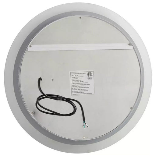 Westgate Manufacturing 40 Inch Round LED Mirror CCT Selectable 3000K/4500K/6500K 120V 90 CRI Dimmable With Defogger (LMIR-18R-40D-MCT-DF)